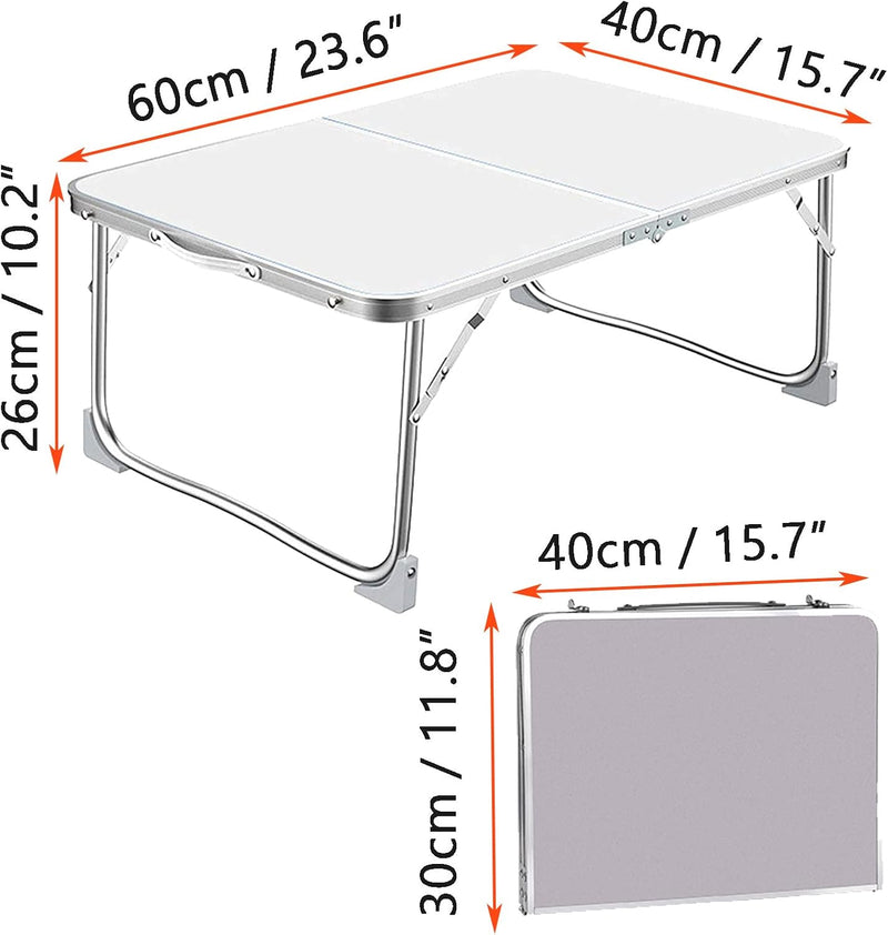 Kleiner Klapptisch für Laptop, Bett, Tisch, tragbarer Schoss-Stehpult, zusammenklappbar, Sofa, Frühs