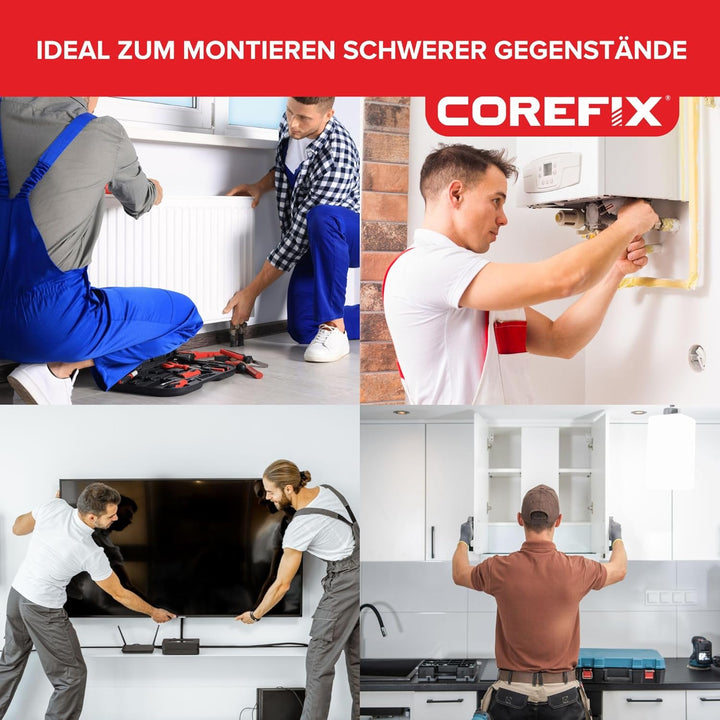 Corefix PLUS30, Schwerlast-Gipsplattendübel, getestet bis 250 kg, 24 Stück in Grosspackung