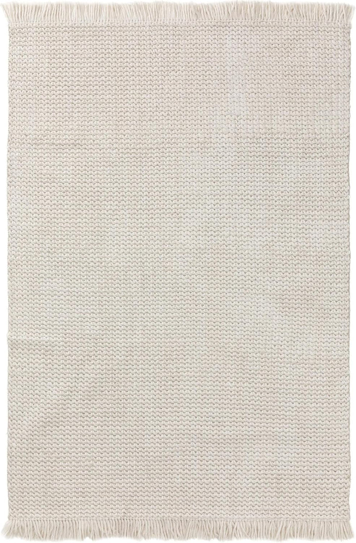 benuta Pure Wollteppich Velma - Wolle handgewebt - Rechteckig &amp; im Style:  Geometrisch, Zickzack, Bo
