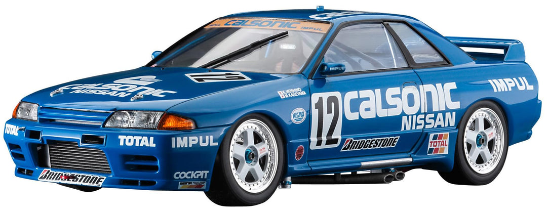 Hasegawa 20646 1/24 Calsonic Skyline GT-R, 1993 JTC Champion Modellbausatz, Mehrfarbig