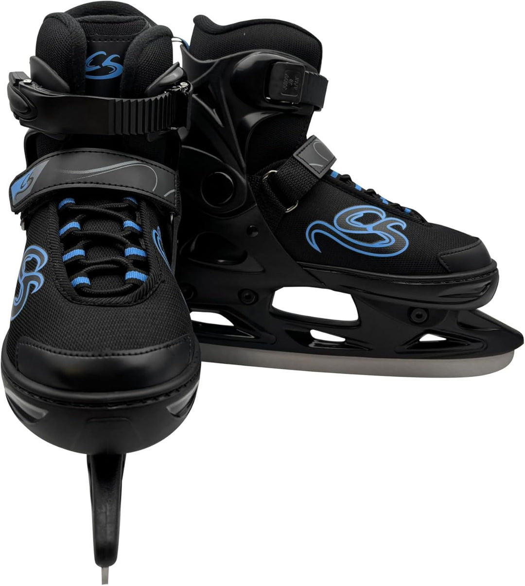 Cox Swain verstellbare Schlittschuhe Crystal, Eislaufschuhe für Kinder, Jugendliche und Erwachsene b