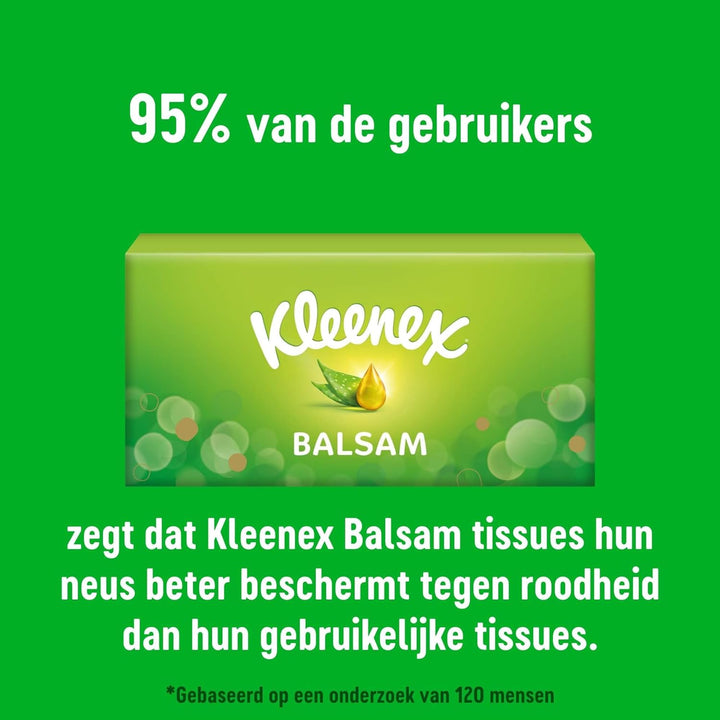Kleenex Balsam Taschentücher - 1536 Taschentücher - 24 Stück - Vorteilspack