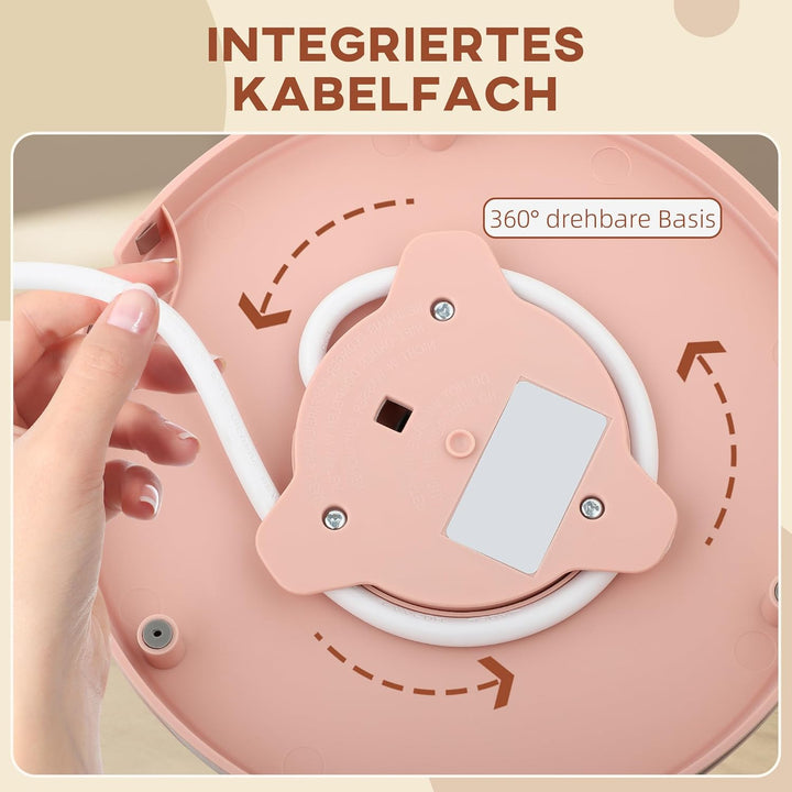 HOMCOM Elektrischer Wasserkocher, 1,7L, Schnellkochfunktion, 2,2kW, Kabellos mit herausnehmbarem Ant