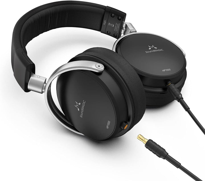 SoundMAGIC HP1000 Wired Over-Ear Headphones, HiFi Stereo Professional Premium Headphones, Noise Isol