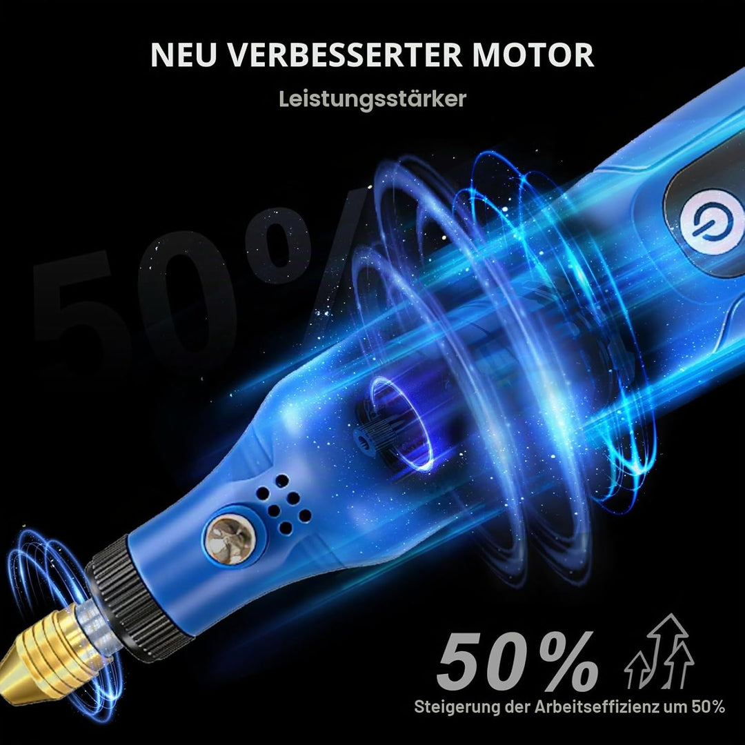 Rotationswerkzeug-Kits, 3,7 V Li-Ion, kabellos, Multitool-Kit, Schleifmaschine mit 72 Zubehörteilen,