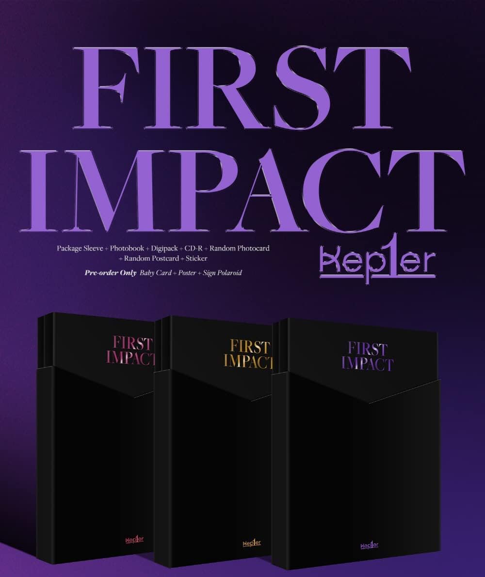 Kep1er FIRST IMPACT 1st Mini-Album Inhalt + Tracking Kpop versiegelt (Connect 1), Connect 1
