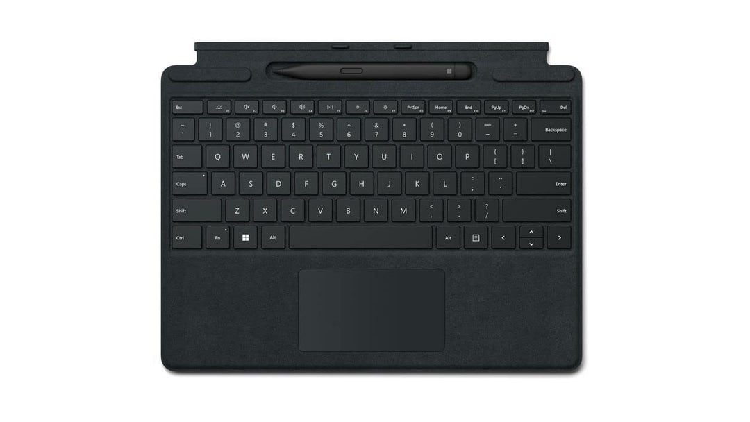 Microsoft Surface Pro Signature Keyboard (Schwarz) im Bundle mit Slim Pen 2 | kompatibel mit Surface