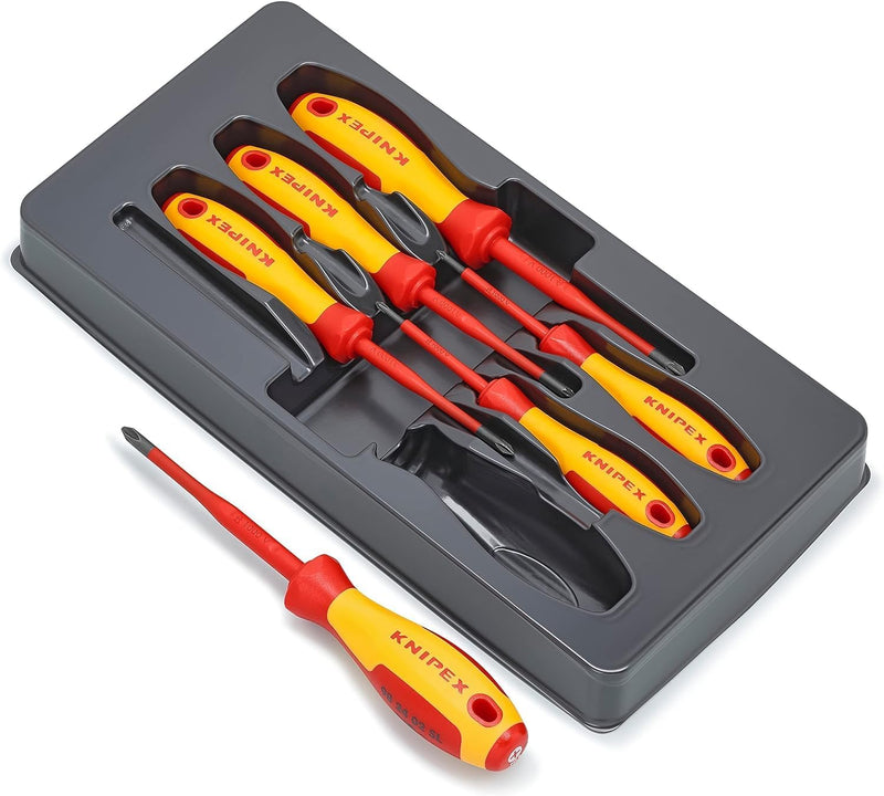 Knipex VDE Schraubendreher-Paket Phillips® / Pozidriv® (SB-Karte/Blister) 00 20 12 V03