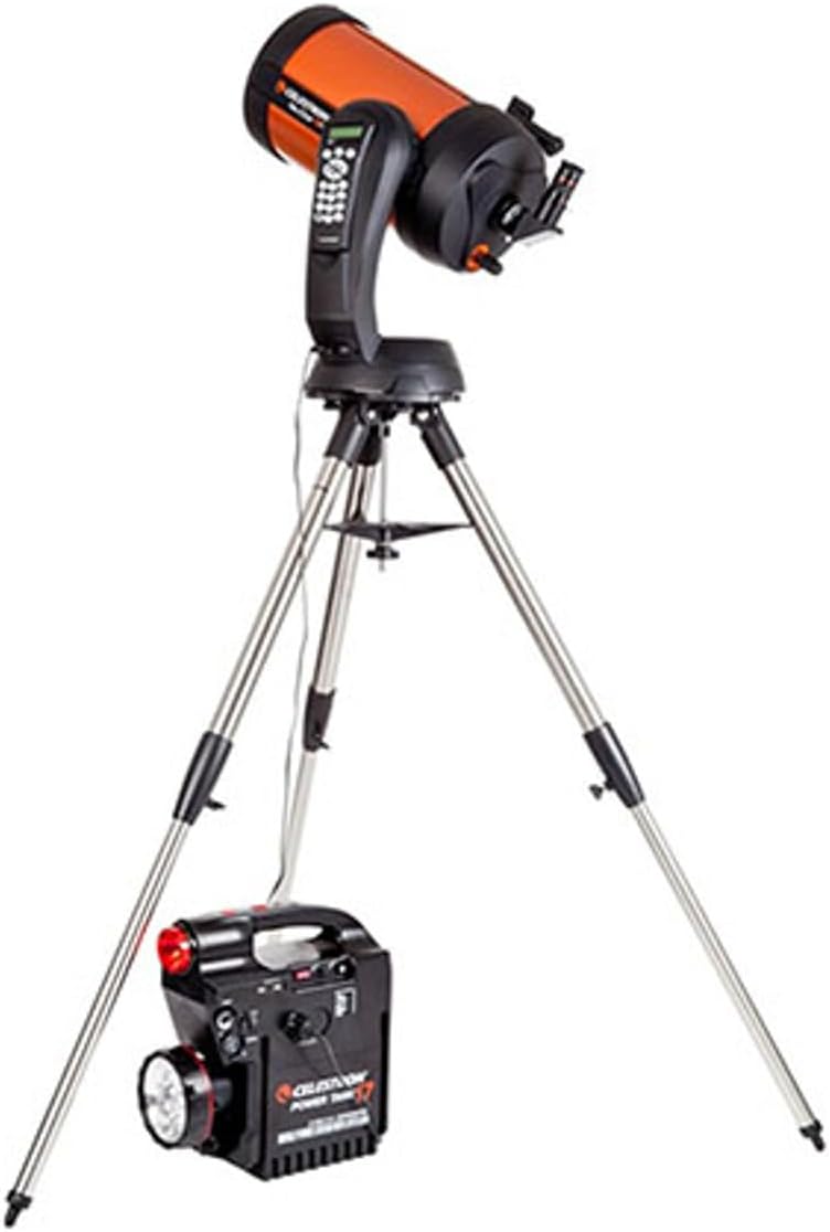 Celestron 18777 PowerTank 17 Rechargeable Power Supply, 12V-17Ah, Black 204 WH, 204 WH