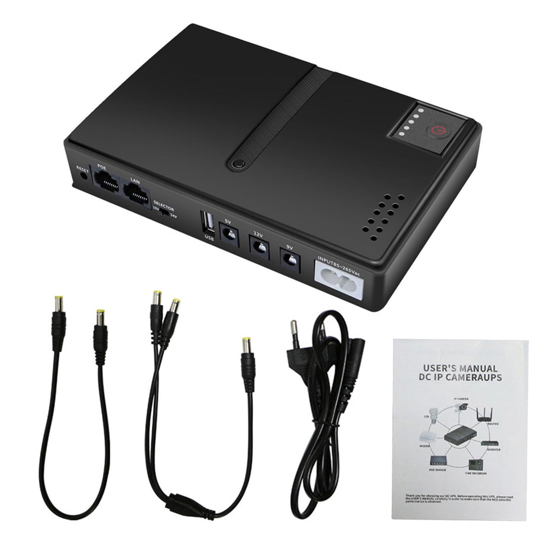 USV 5 V 15 V 24 V POE 5 V 9 V 12 V Unterbrechungsfreie Stromversorgung, USB 18 W Ausgang DC Mini-USV