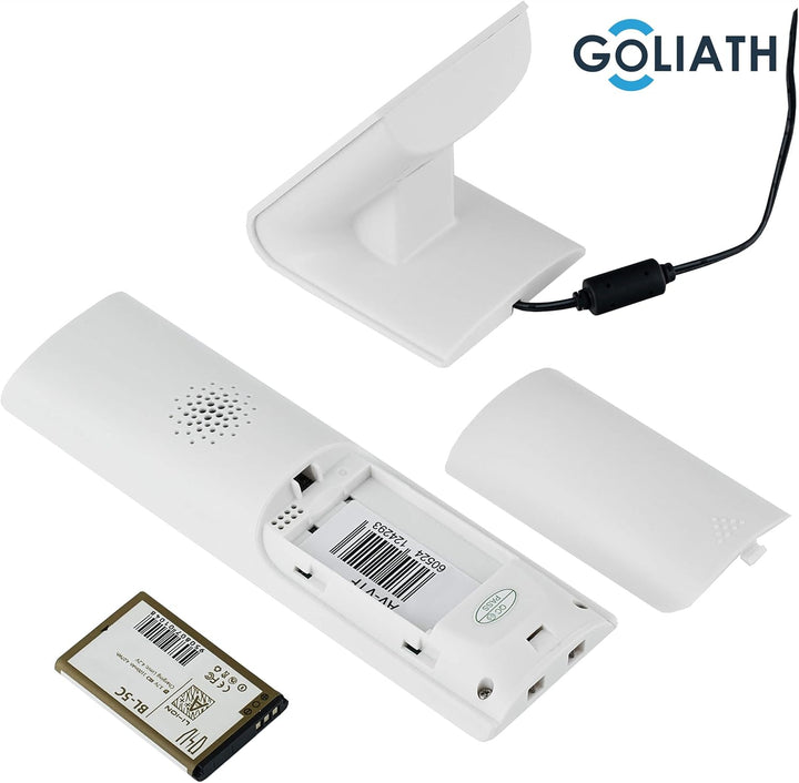 GOLIATH Funk Klingel Kabellos mit Kamera und Türöffner, Nachtsicht, Bewegungsmelder, Bildspeicher, T