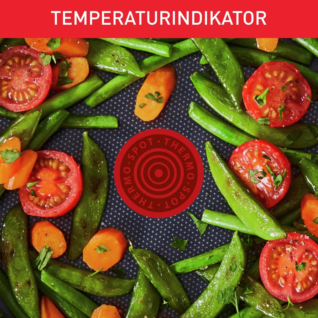 Tefal Duetto Pfanne A70406 |28cm| leichte Reinigung | sichere Antihaftversiegelung| Temperaturindika