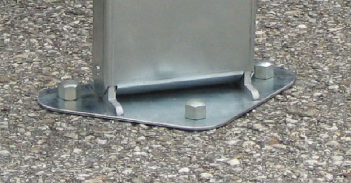 Mannus Parkplatz Sperrbügel TUB 2020, Parkplatzabsperrung, Stahl feuerverzinkt – B:78cm, H:47,5cm, M