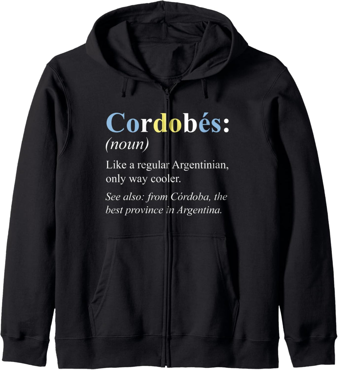 Argentinien Cordoba Geschenk Englisch Version - Cordobes Kapuzenjacke