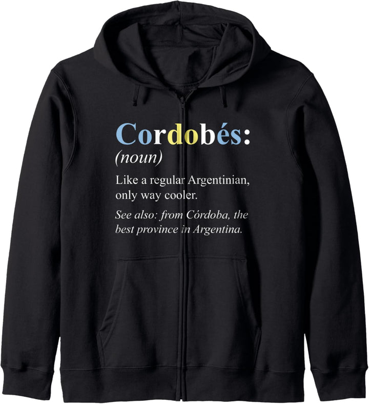 Argentinien Cordoba Geschenk Englisch Version - Cordobes Kapuzenjacke