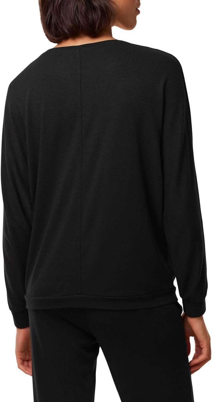 Triumph Damen Cozy Comfort Top 01 Shirt 42 Schwarz, 42 Schwarz