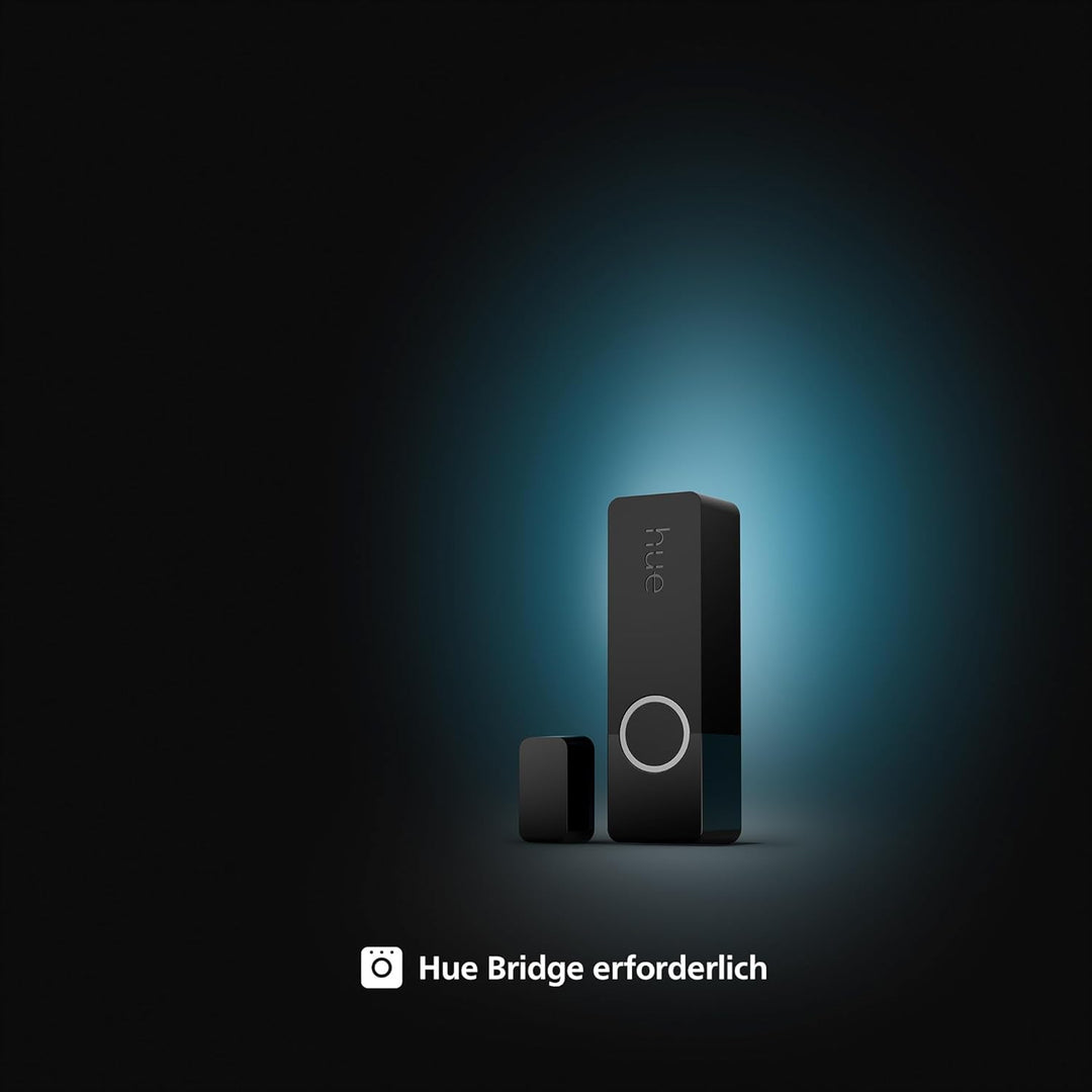 Philips Hue Secure Smart Home Kontaktsensor für Türen und Fenster, einfache Installation, Smart Home