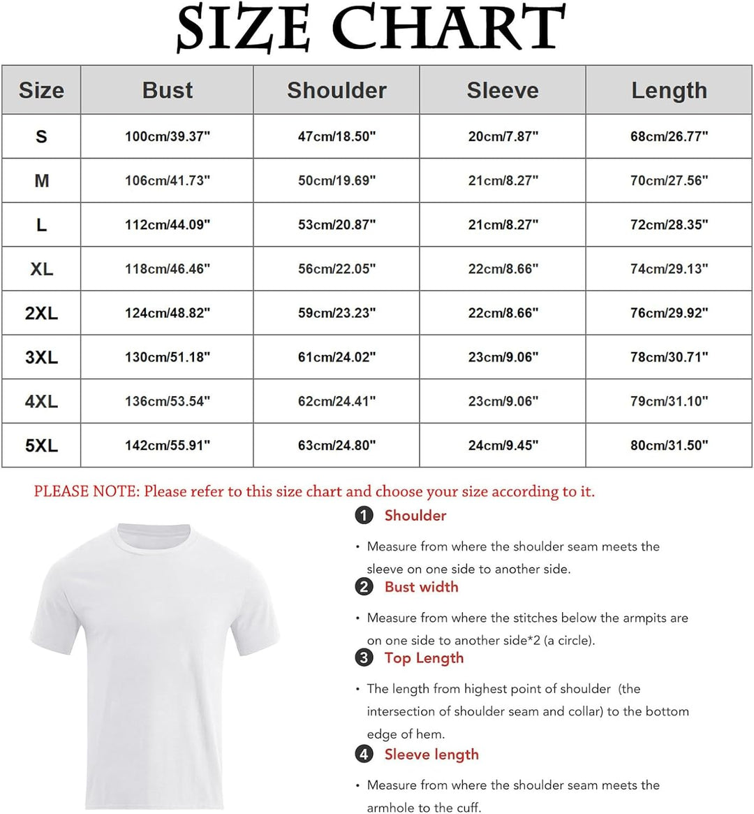 Generisch T Shirt Herren,Oversized Tshirt Herren Baumwolle Langes Oberteil Casual Themenkleidung Bas
