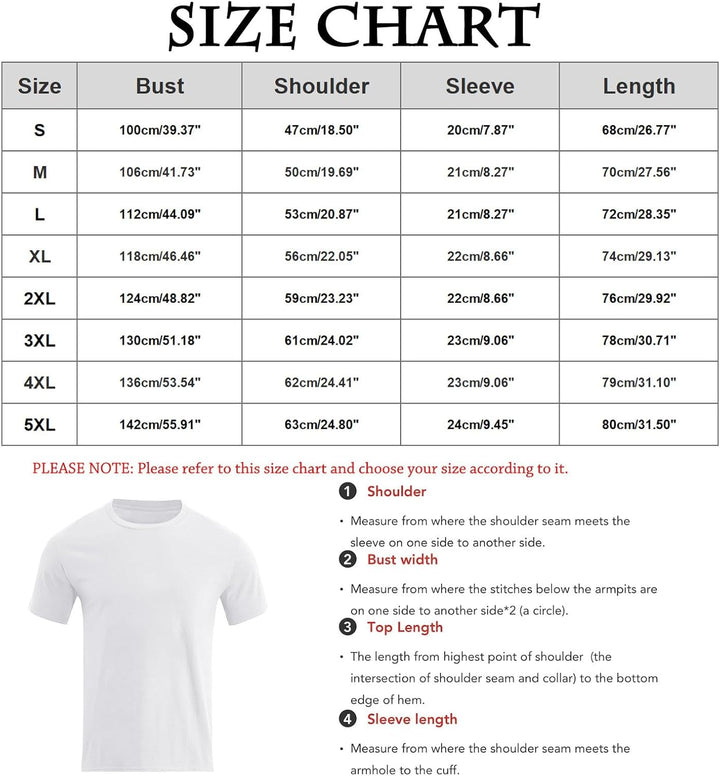 Generisch T Shirt Herren,Oversized Tshirt Herren Baumwolle Langes Oberteil Casual Themenkleidung Bas
