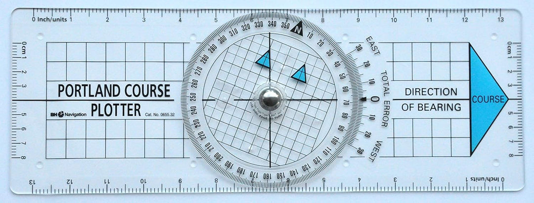 BH Navigation Portland Course Plotter (mit 17,8 cm Trennwand) Kit