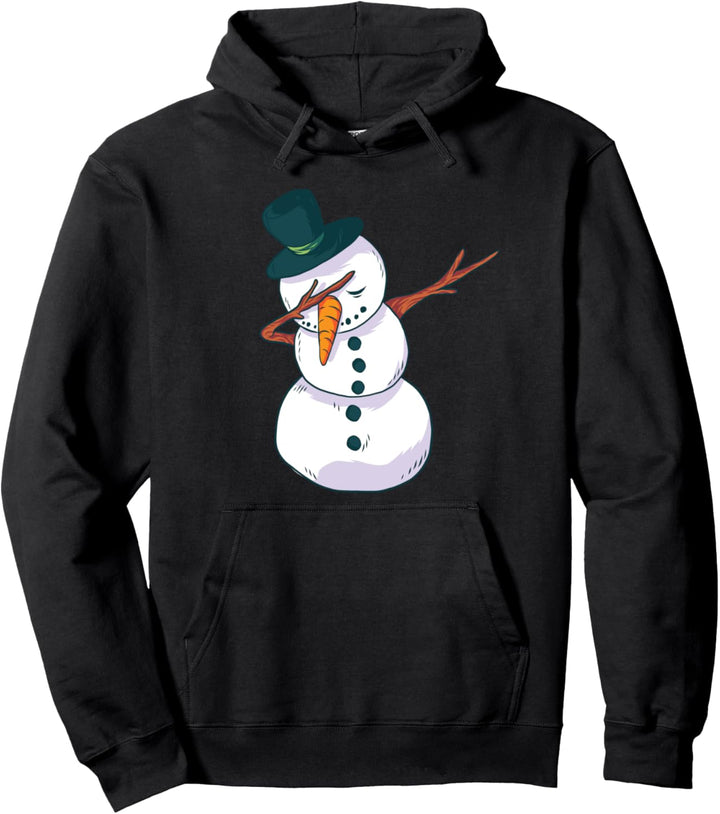 Dabbing Snowman (Matching group set options!) Christmas Pullover Hoodie