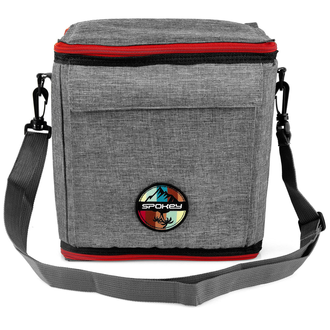 Spokey Icecube 2 Iso-Tasche mit Kühlgel, 25 x 25 x 25 cm, Volumen 12 l, aus 100% Polyester 420D Rip-