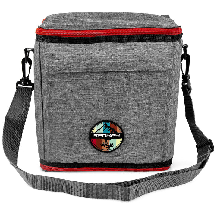 Spokey Icecube 2 Iso-Tasche mit Kühlgel, 25 x 25 x 25 cm, Volumen 12 l, aus 100% Polyester 420D Rip-