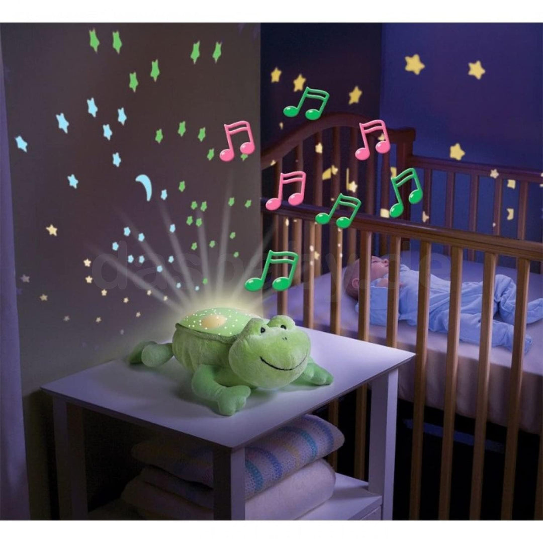 Slumber Buddies Franky the Frog, Einschlafhilfe mit Licht und Sound + Gratis Überraschung