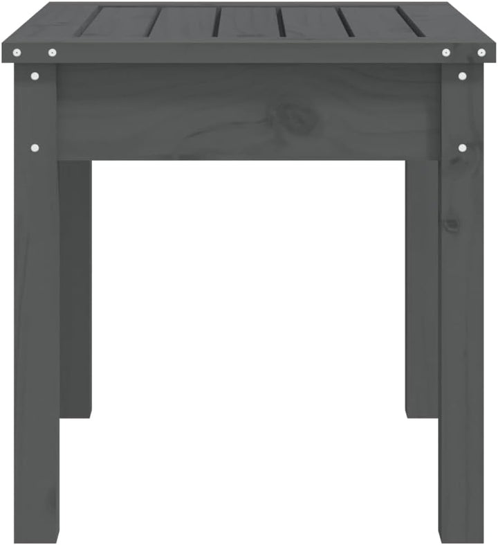 vidaXL Gartenbank Grau 50x44x45 cm Massivholz Kiefer 50 x 44 x 45 cm Graue Kiefer, 50 x 44 x 45 cm G