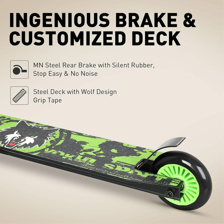 Stunt Scooter Joycruise Profi Scooters, Trick Stunt Roller für Jugendliche Kinder ab 6 Jahre Jungen