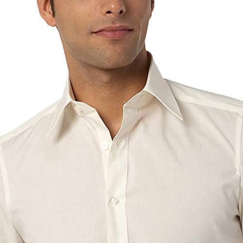 OLYMP Herren Oberhemd Langarm Hemd,einfarbig,Einfarbig,Comfort fit,New Kent, Hellbeige 20
