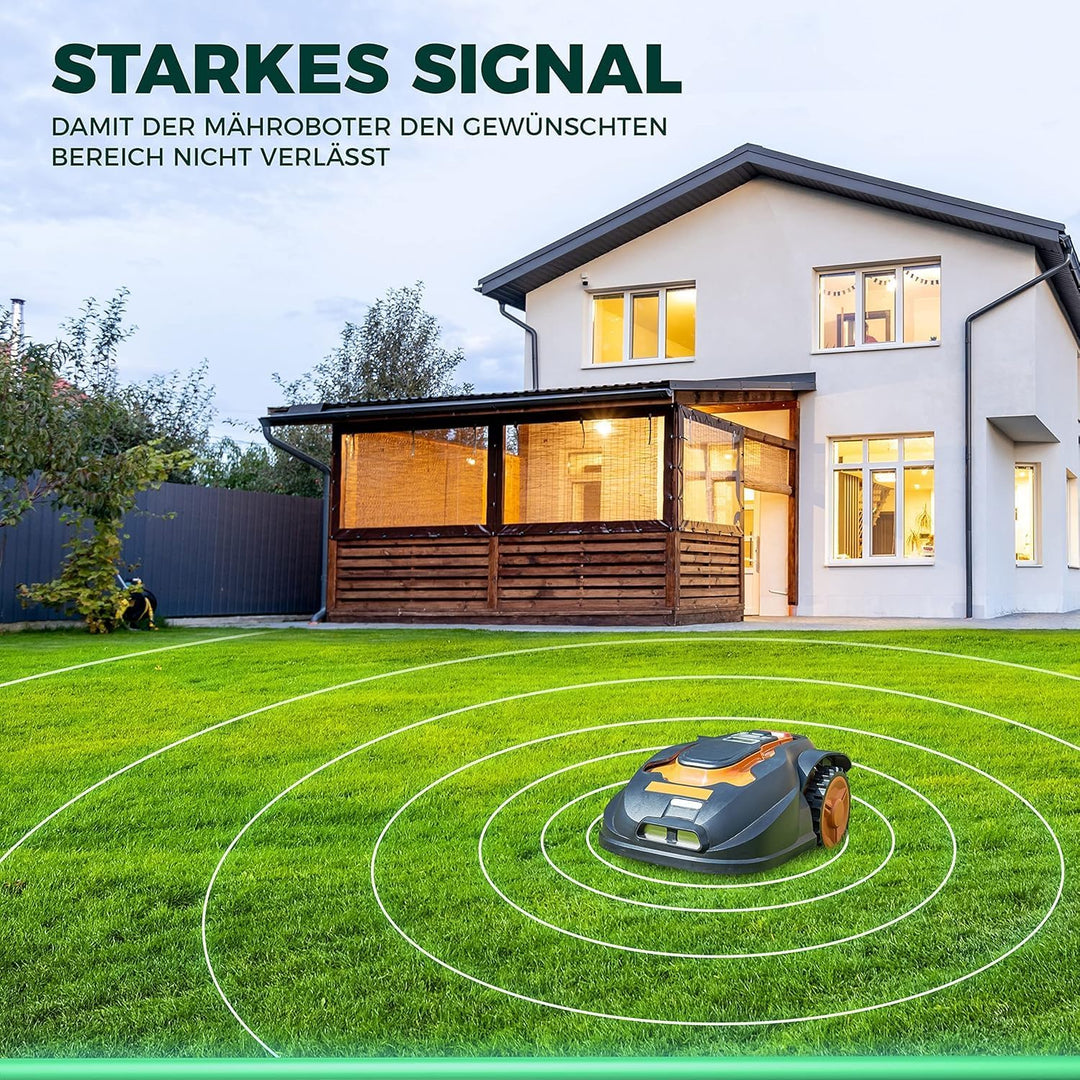 kanoo® Universal Begrenzungskabel für Mähroboter – Begrenzungsdraht für Rasenroboter – Premium Mähro