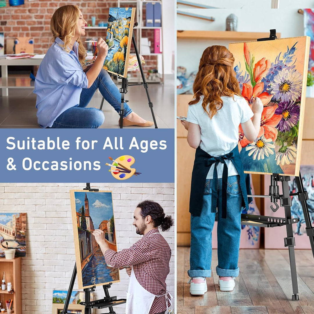Staffelei Ständer 50-160cm verstellbar, staffeleien gross, Professionelle Kunststaffelei für erwachs