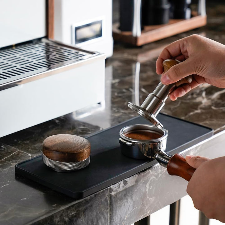 watchget Espresso-Tamping-Matte, Kaffee-Tamper-Matte, Tamp-Matte für Espresso, rutschfeste Silikon-K