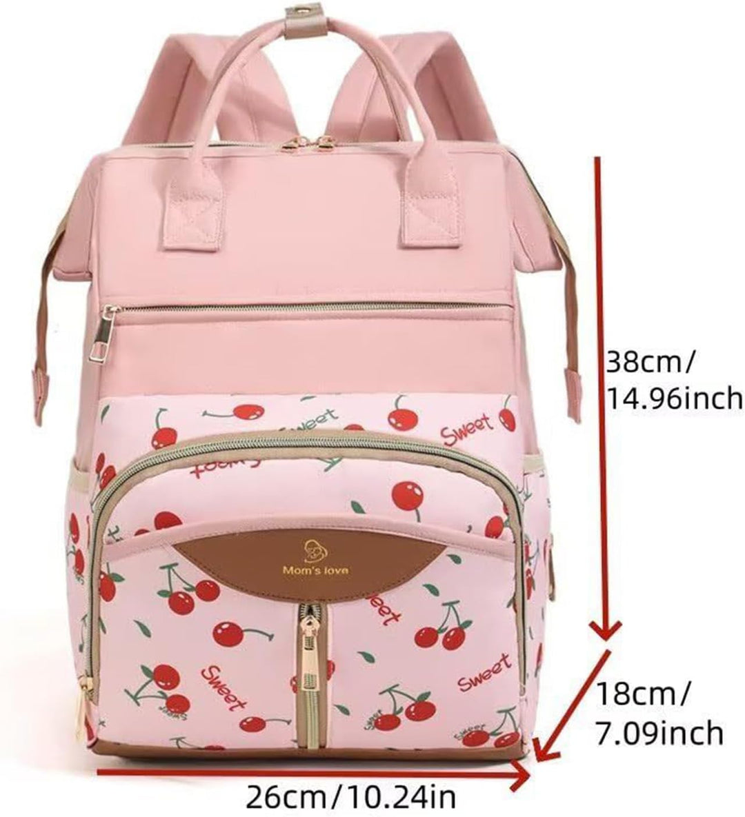 Generisch Wickelrucksack - Wickeltasche Mit Isoliertem Flaschenfach | Reise Baby Tasche Mit Wickelun