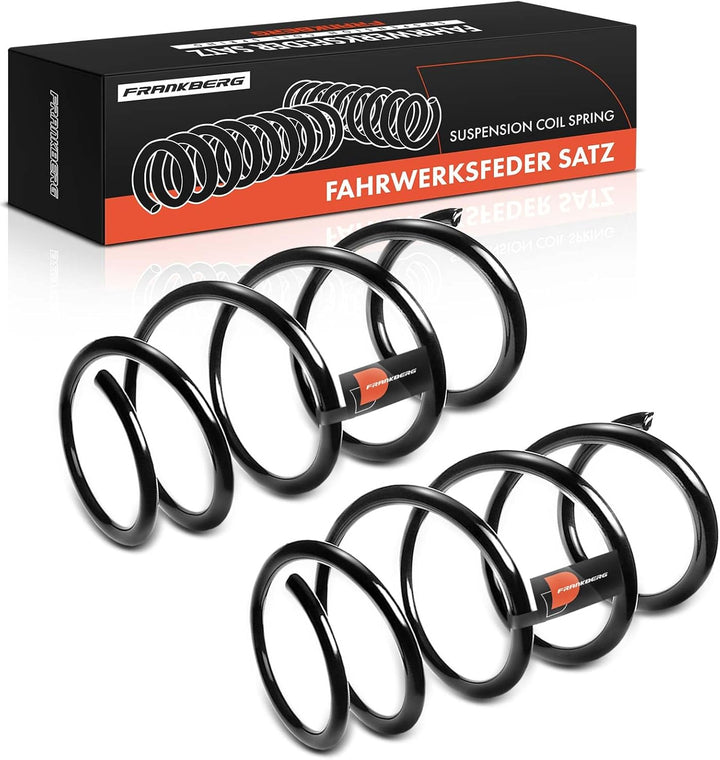 Frankberg 2x Federn Fahrwerksfeder Vorderachse Kompatibel mit Grand Scénic II 2004-2009 Megane II 20