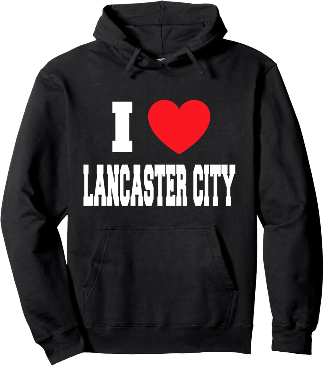 Ich liebe Lancaster City Pullover Hoodie