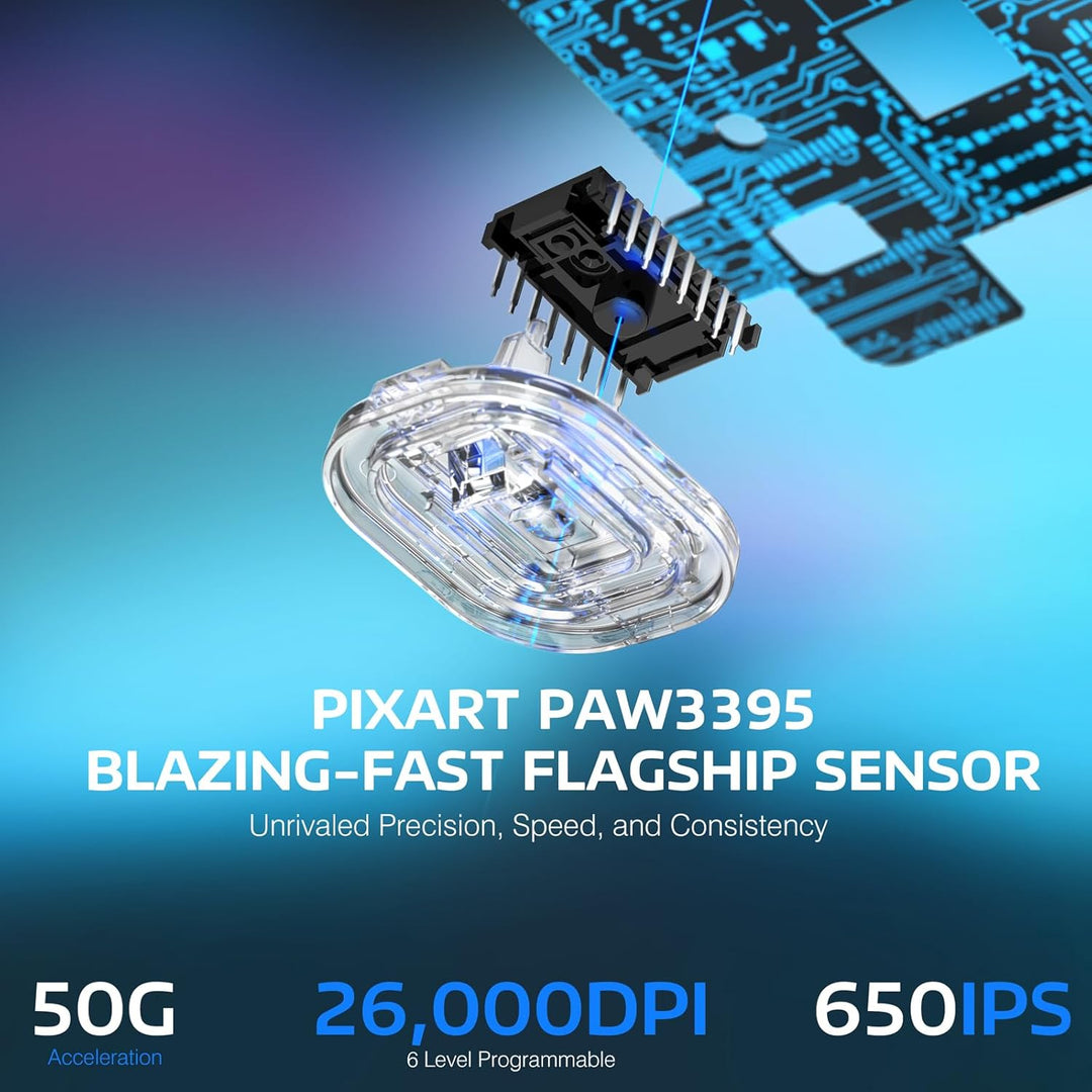 VGN Game Power Attack Shark X3PRO 59g Superlight Kabellose Gaming-Maus Esports, 4K/8KHz Abfragerate,