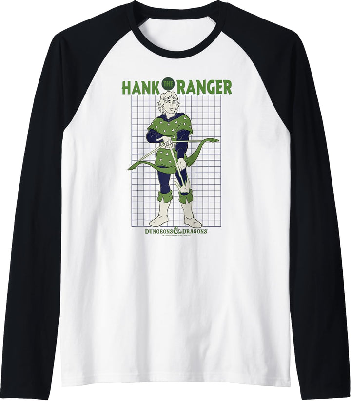 Dungeons &amp; Dragons Hank The Ranger Grid Portrait Raglan