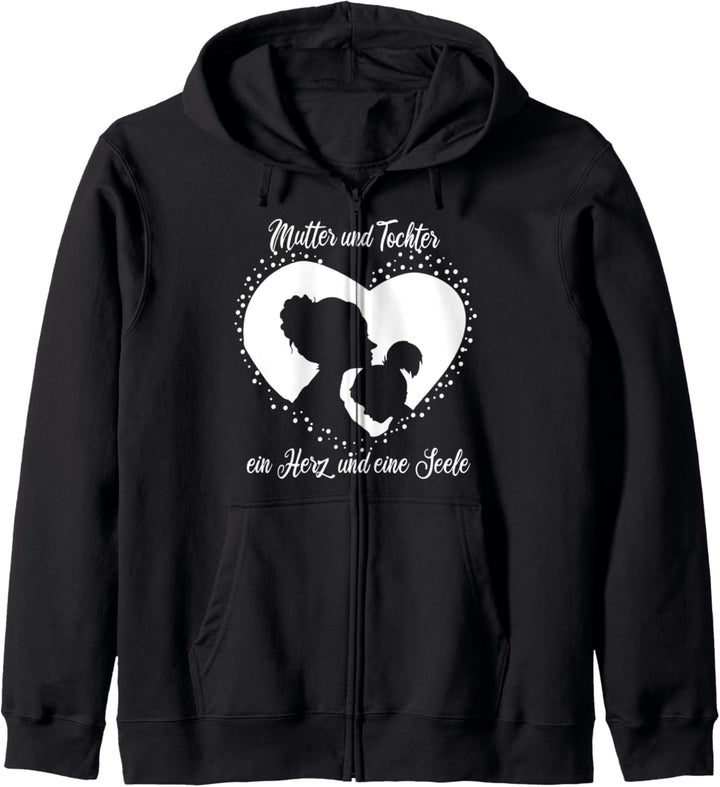 Mutter Tochter Outfit I Mama Sohn Familie Baby Kind Geschenk Kapuzenjacke
