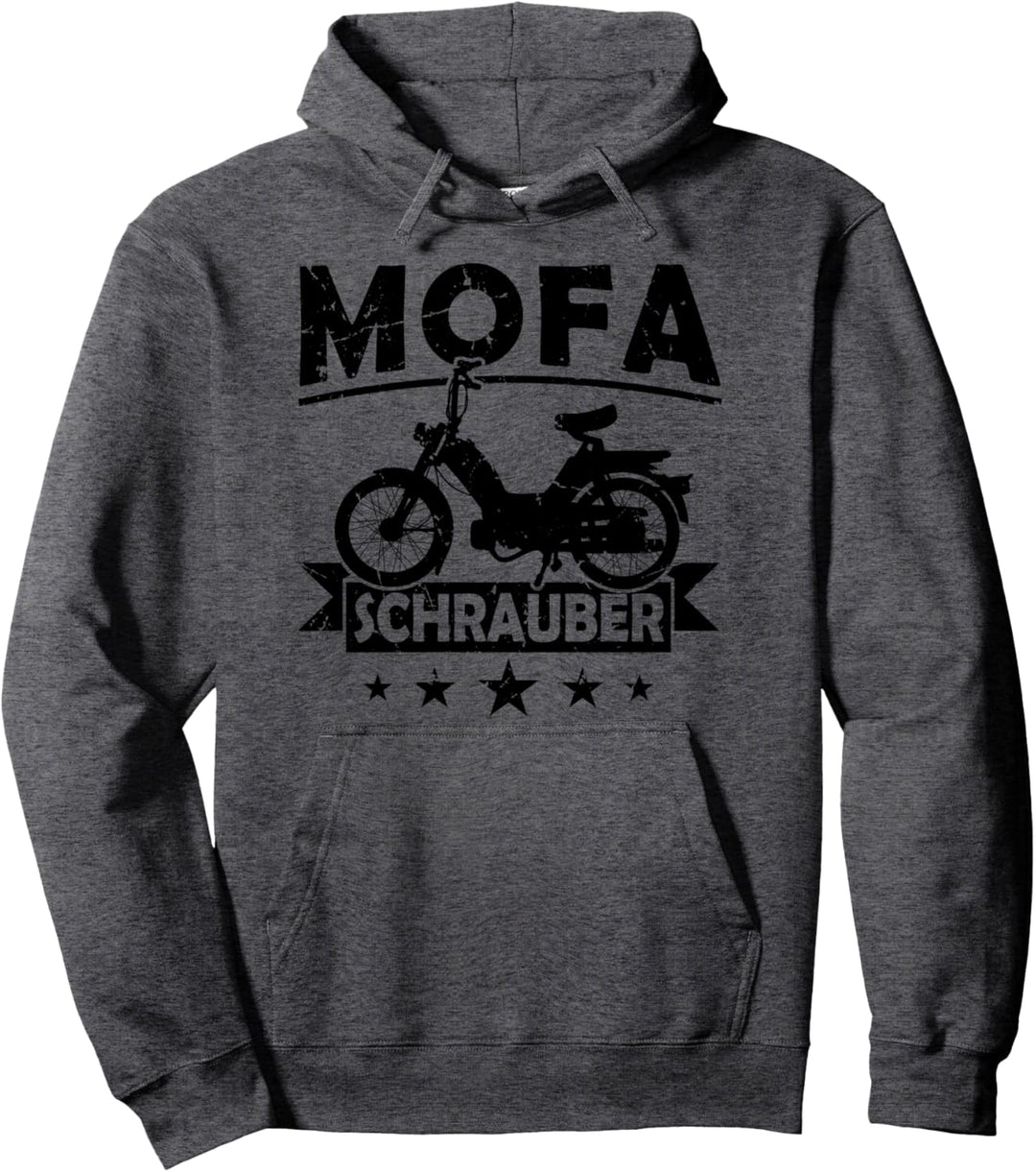 Mofa Schrauber Moped Mofafahrer Mofa Roller Zweitakt 25 km/h Pullover Hoodie