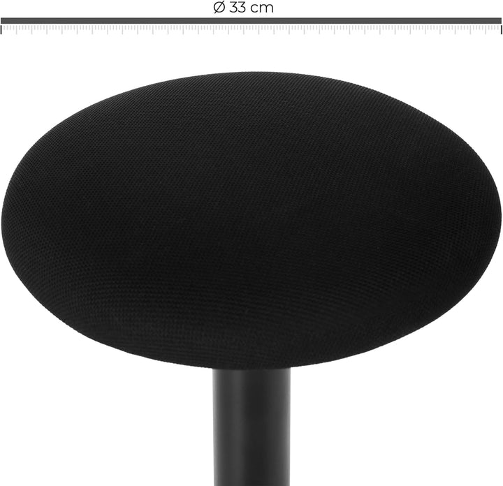 SONGMICS Dynamischer Sitzhocker, Stehhocker, Arbeitssitz, 360 ° drehbar, ergonomisch, höhenverstellb