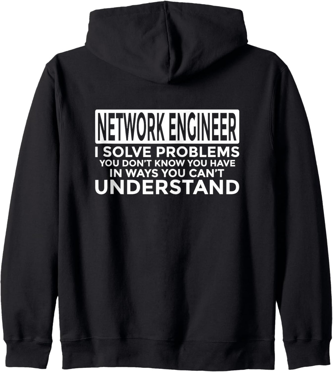 Netzwerk-Ingenieur löst Probleme Kapuzenjacke