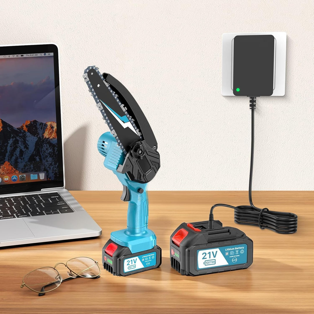 21V 1A Mini-Kettensäge-Akku-Ladegerät für Elektrowerkzeuge, kompatibel mit Seesi/Aker/Saker/Seyvum/O