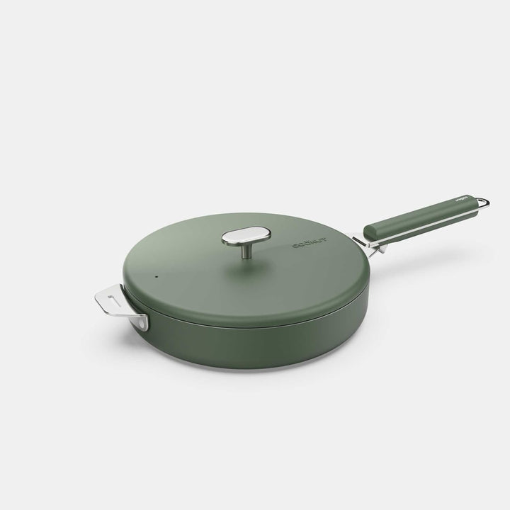 COOKUT La Merveilleuse Bratpfanne, Edelstahl, 24 cm, Fichte