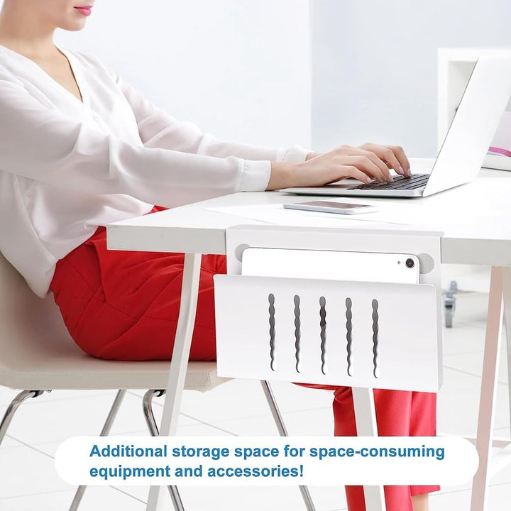 berjalan Schreibtisch-Seitenaufbewahrung, Hängende Schreibtischaufbewahrung, Laptop-Ständer Aus Stah