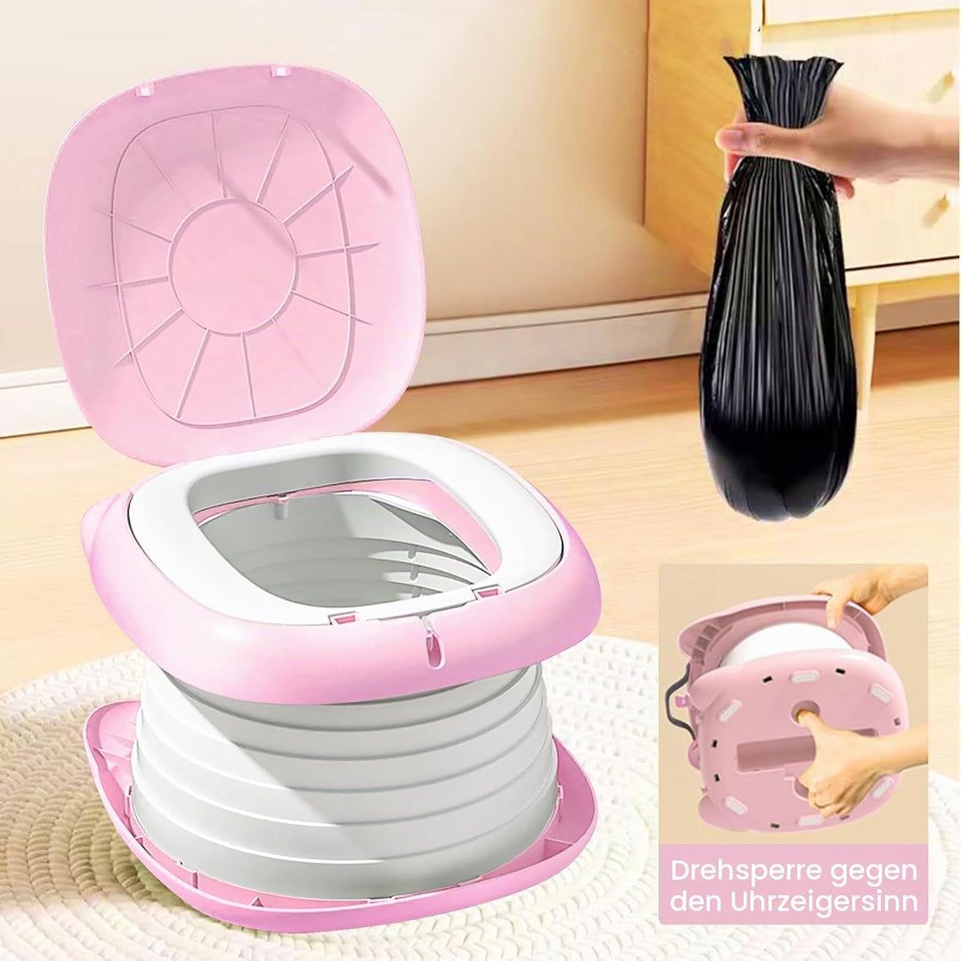 Toilettensitz, Toilettensitz Für Junge und Mädchen, Tragbares Klapptöpfchen, Klapptoilette Falttoile