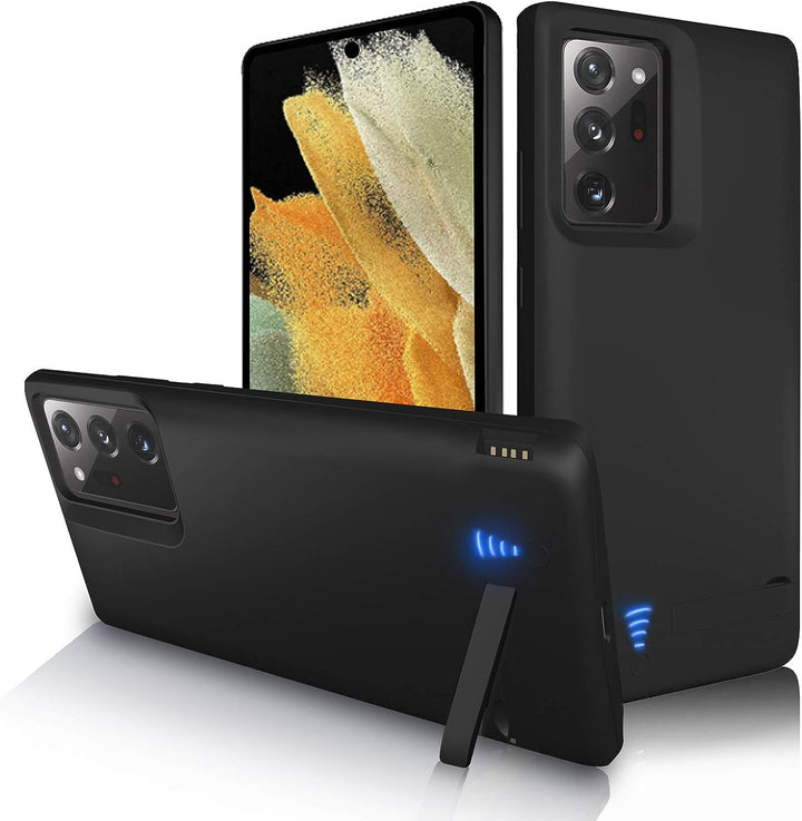 Gladgogo Akku Hülle für Samsung Galaxy Note 20 Ultra 5G, [6000 mAh] Zusatzakku Ladehülle Handyhülle