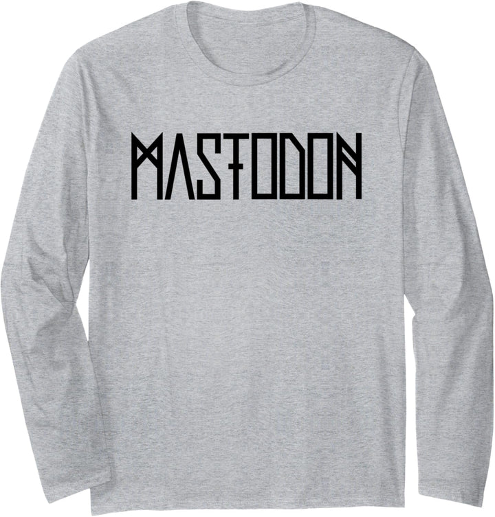 Mastodon – Black Logo Langarmshirt