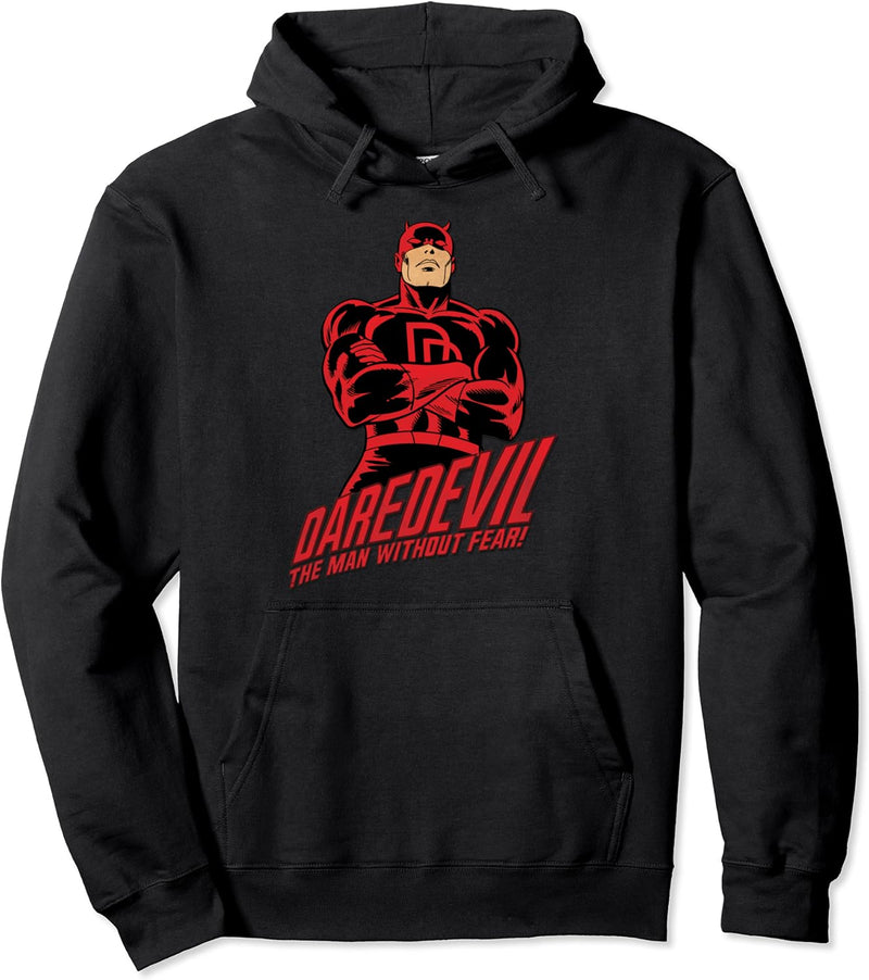 Marvel Daredevil Superhero Man Without Fear Pullover Hoodie